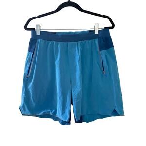 Lululemon Neo Blue Switch Up Shorts Size Large